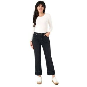 NWT Edited x Hunter McGrady Cuffed Wide Leg Jeans